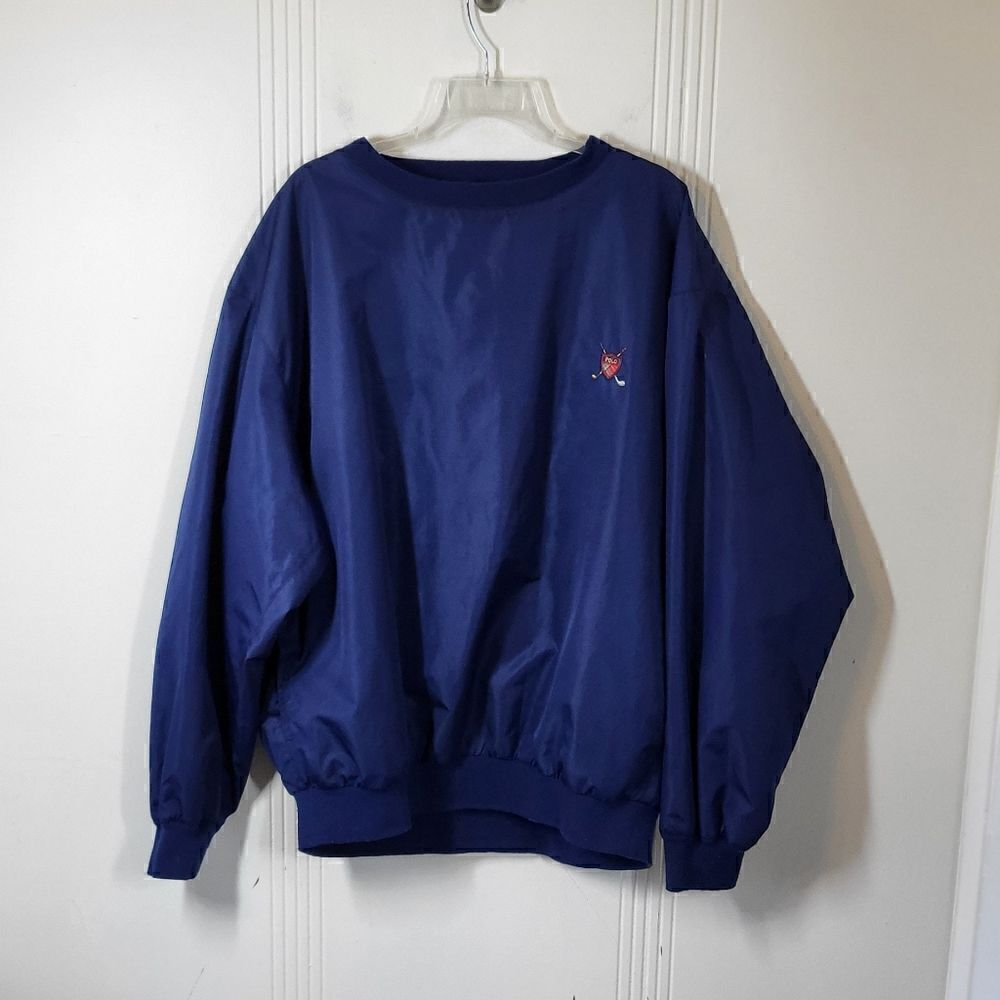 Ralph Lauren Men's Navy Blue Polo Golf Pullover Jacket